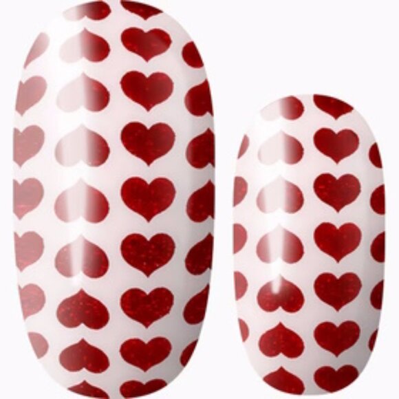 Lily & Fox Other - LILY & FOX - CUPID'S TOUCH Nail Stickers Wraps Strips Valentine's Day Hearts